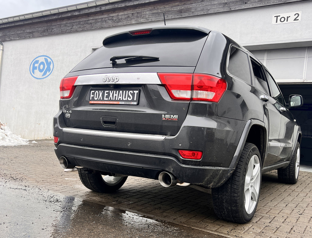 Fox passend fürJeep Grand Cherokee WK I - 5,7l Endschalldämpfer rechts/links - 1x100 Typ 25 rechts/links