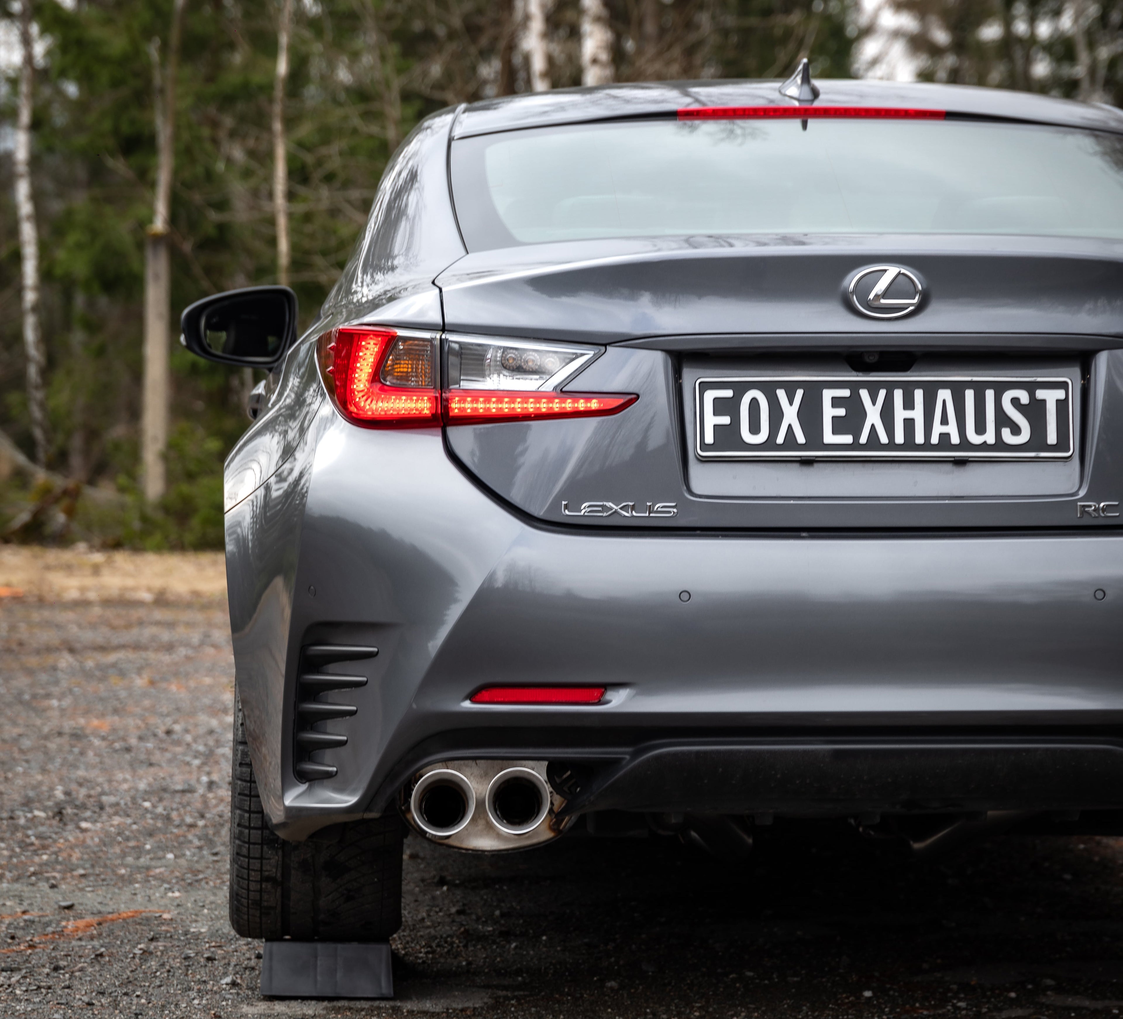 Fox passend fürLexus RC200T Endschalldämpfer rechts/links - 2x90 Typ 25 rechts/links