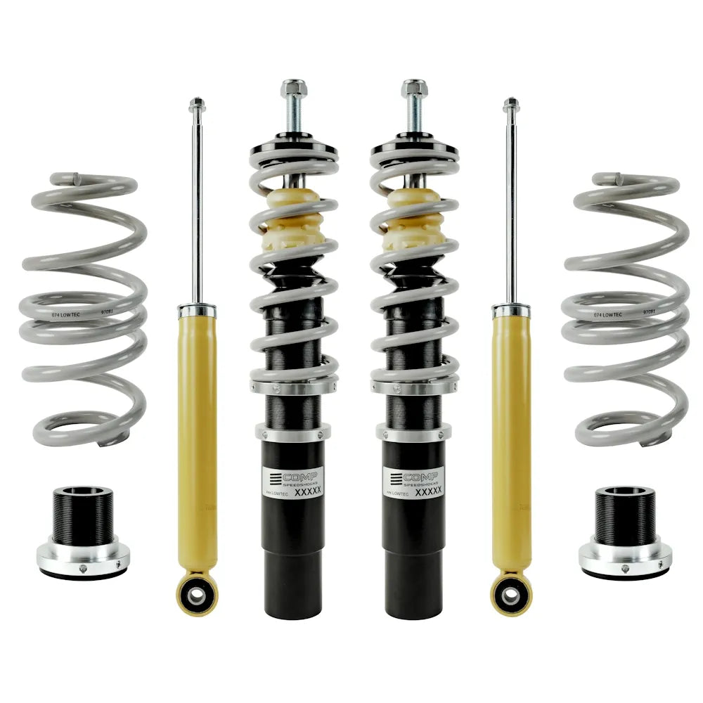 COMP Gewindefahrwerk für SEAT Leon 5F 4Drive incl. FR, SC, ST, Cupra (Allrad/four-wheel drive) (Bracket 55 mm) (11.12-) – Tieferlegung VA 0-70 / HA 20-70 mm – Art.-Nr. 5169591