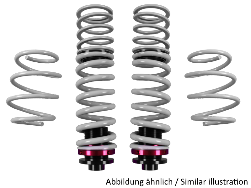 LOWTEC GewindeFedern Kit HA für BMW 4 G26X Gran Coupé 4-Zyl.D X-Drive (21-) – Tieferlegung VA 35 / HA 20-50 mm – Art.-Nr. 07107H
