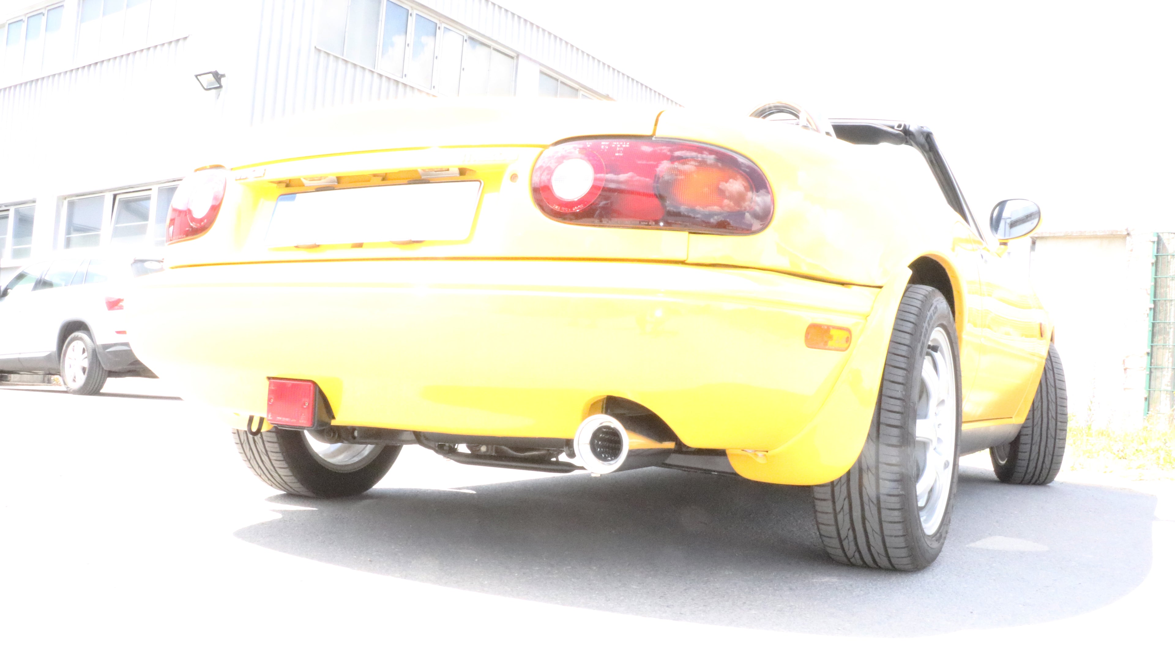 Fox passend fürMazda MX5 Typ NA Endschalldämpfer - 1x90 Typ 13