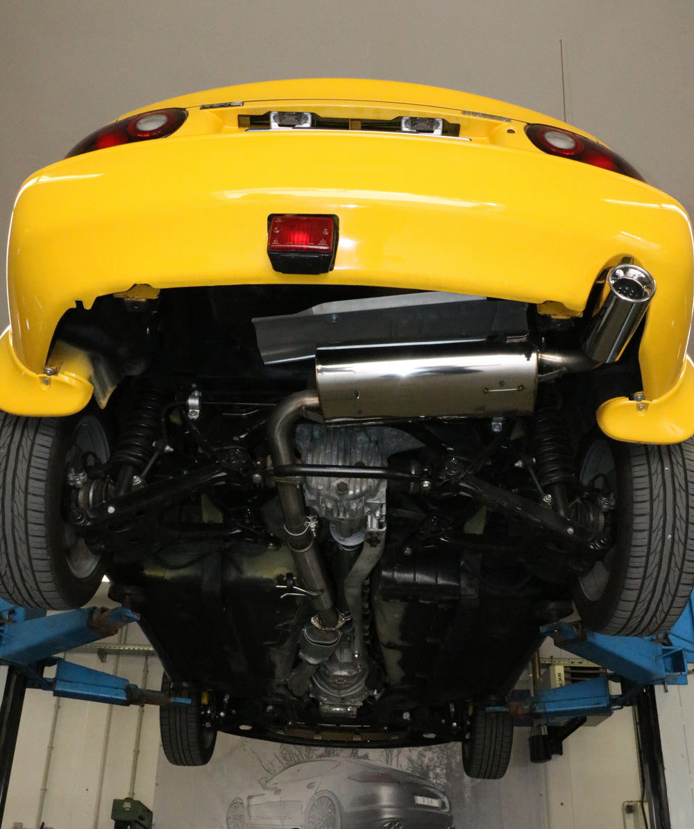 Fox passend fürMazda MX5 Typ NA Endschalldämpfer - 1x90 Typ 13