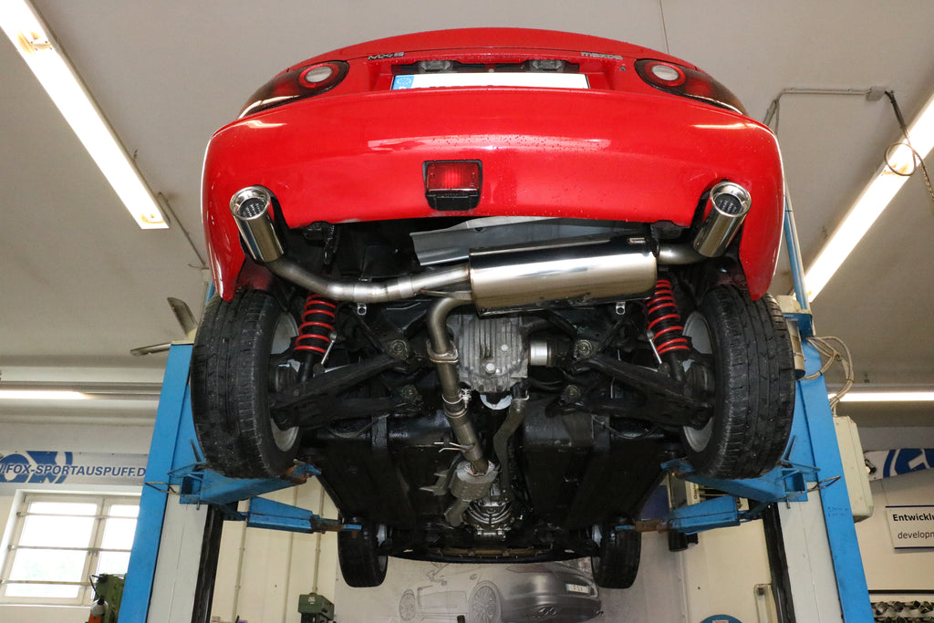 Fox passend fürMazda MX5 Typ NA Endschalldämpfer Ausgang rechts/links - 1x90 Typ 13 rechts/links