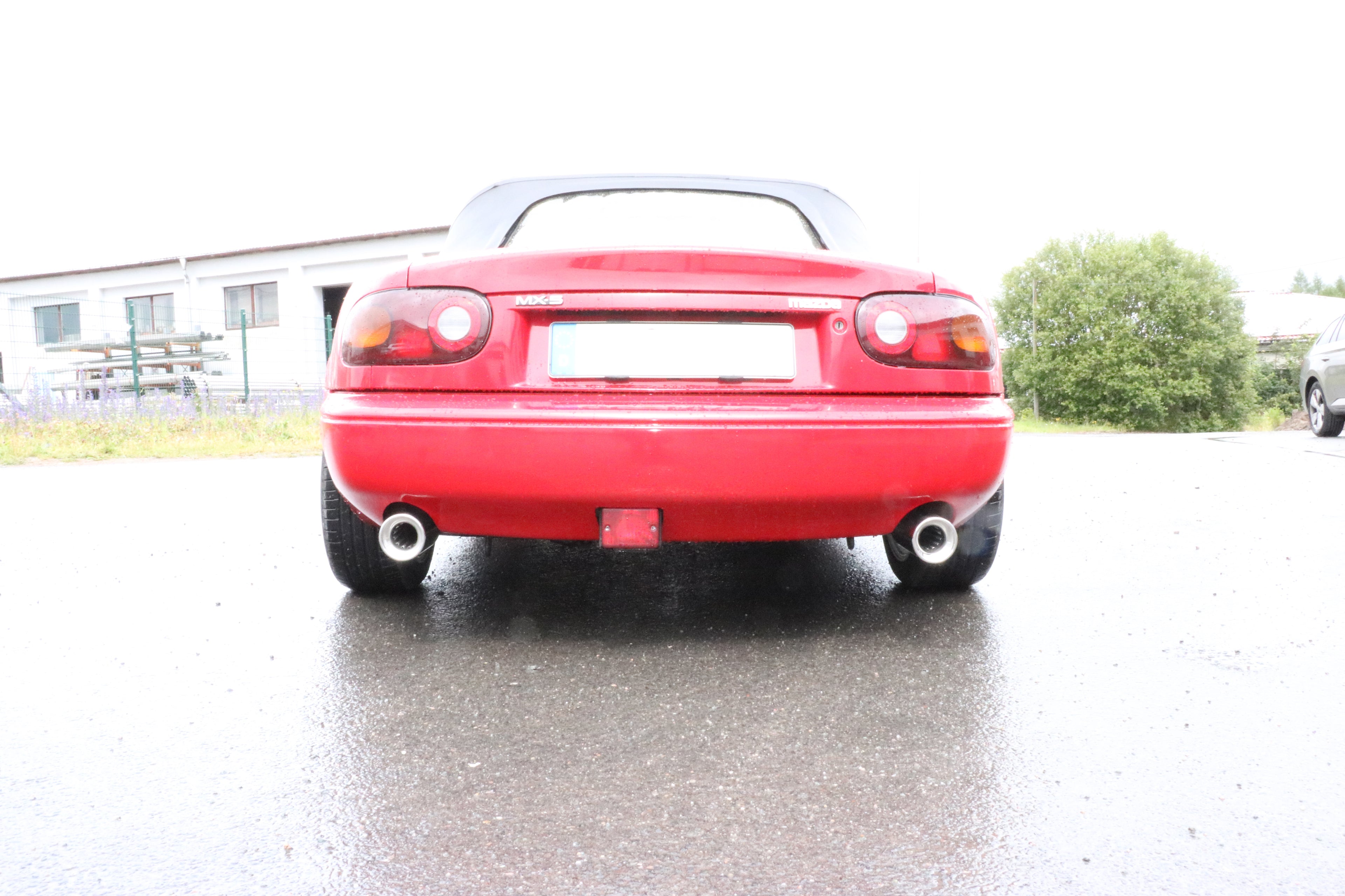 Fox passend fürMazda MX5 Typ NA Endschalldämpfer Ausgang rechts/links - 1x90 Typ 13 rechts/links