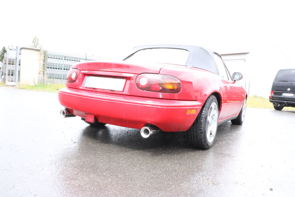 Fox passend fürMazda MX5 Typ NA Endschalldämpfer Ausgang rechts/links - 1x90 Typ 13 rechts/links