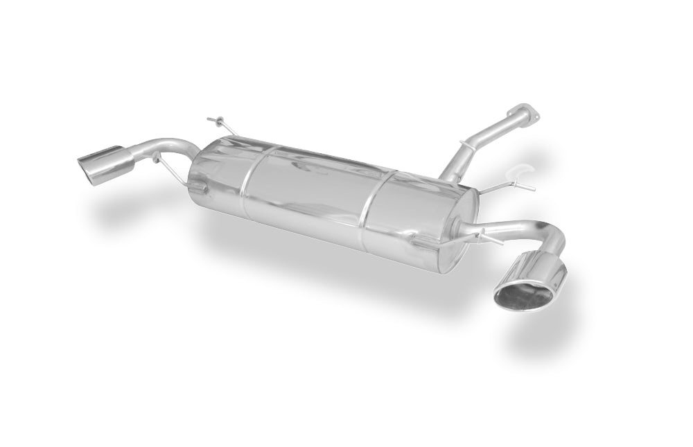 Fox passend fürMazda RX8 Endschalldämpfer quer Ausgang rechts/links - 115x85 Typ 38 rechts/links