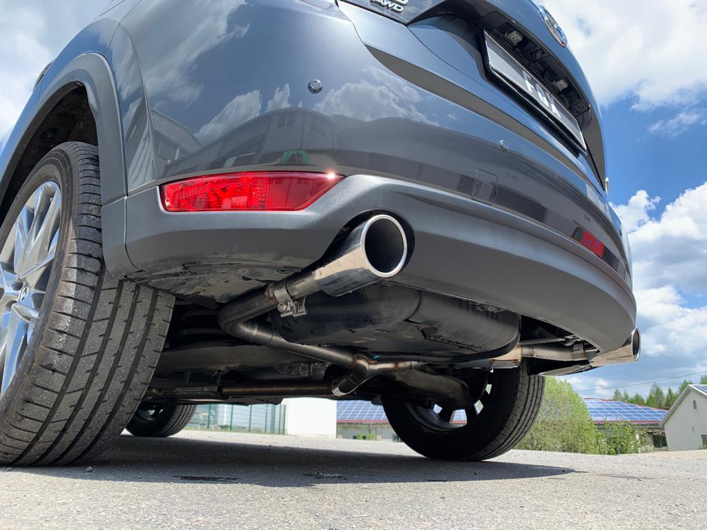 Fox passend fürMazda CX5 - KF Diesel Endschalldämpfer quer rechts/links - 1x100 Typ 16 rechts/links
