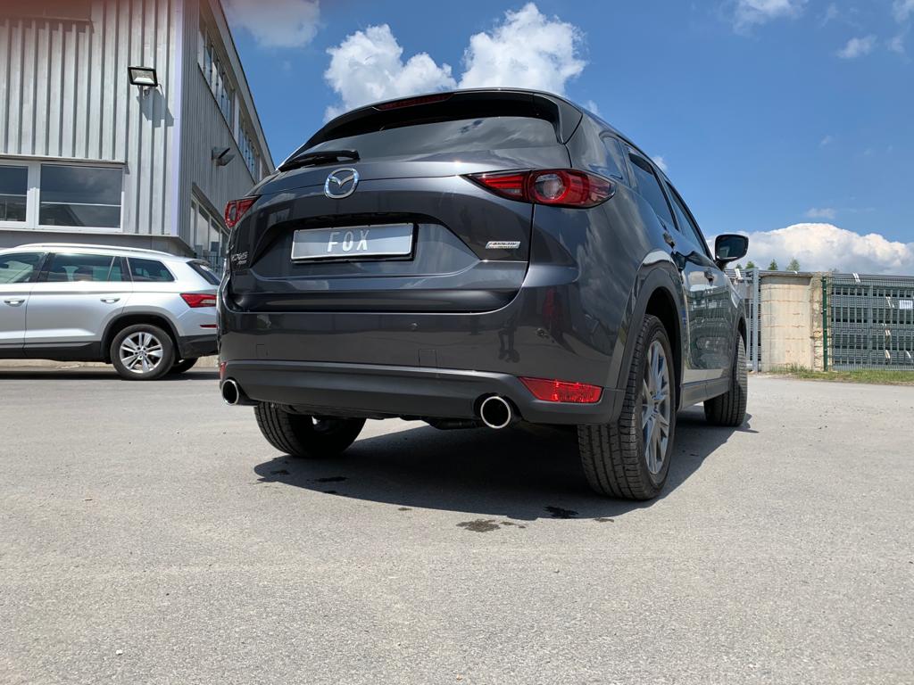 Fox passend für Mazda CX5 - KF Diesel Endschalldämpfer quer rechts/links - 1x100 Typ 16 rechts/links