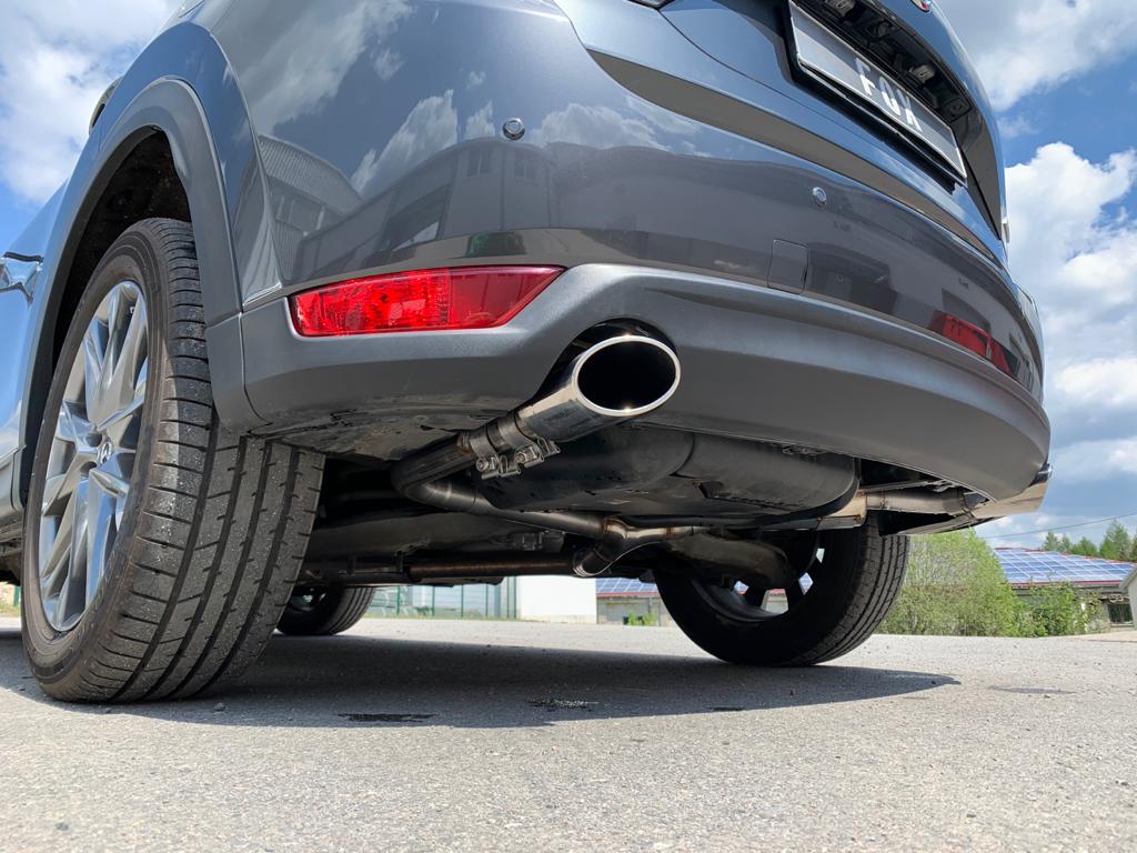 Fox passend fürMazda CX5 - KF Diesel Endschalldämpfer quer rechts/links - 115x85 Typ 38 rechts/links