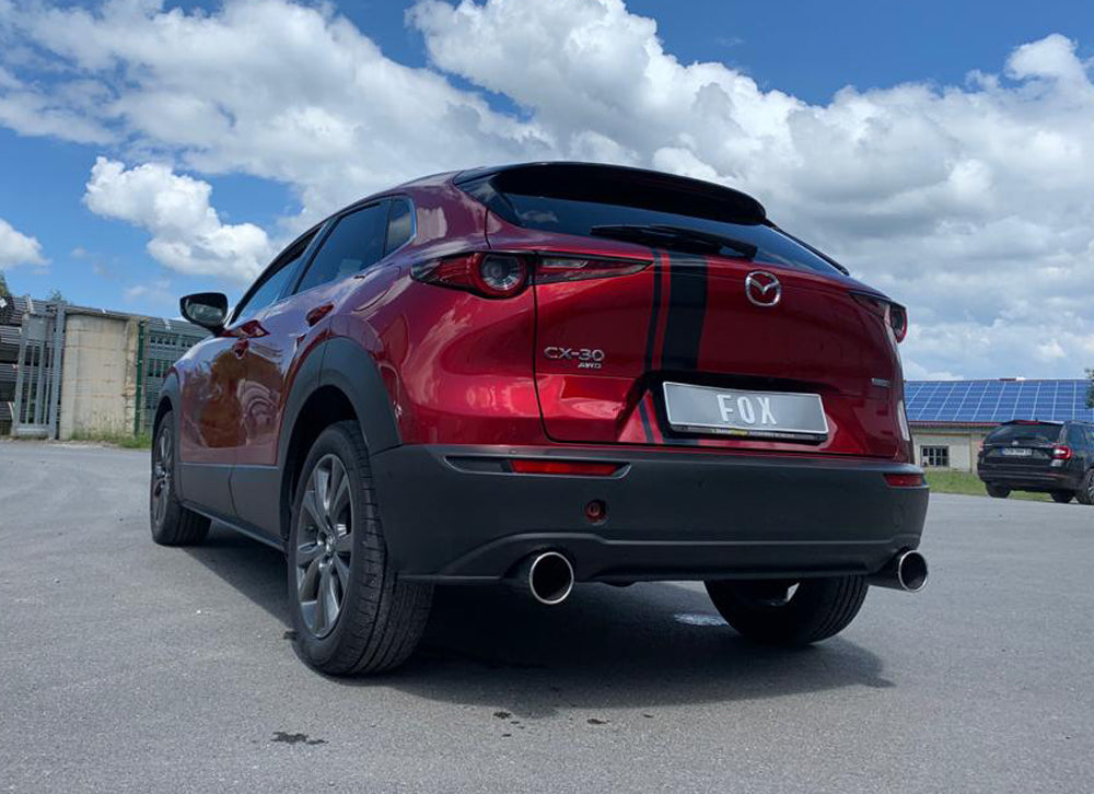 Fox passend fürMazda CX30 X180 AT AWD Endschalldämpfer quer rechts/links - 1x114 Typ 12 rechts/links