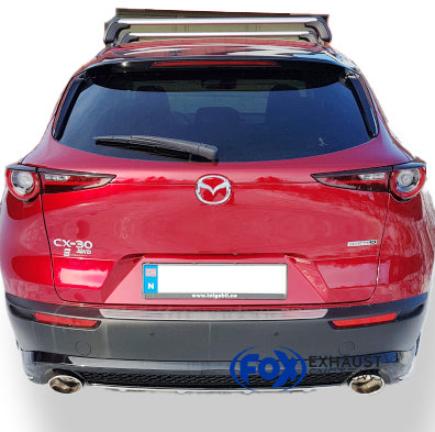 Fox passend fürMazda CX30 X180 AT AWD Endschalldämpfer quer rechts/links - 129x106 Typ 32 rechts/links