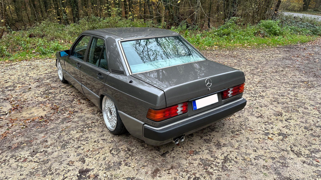 Fox passend fürMercedes 190 W201 Endschalldämpfer und Vorschalldämpfer - 2x76 Typ 25
