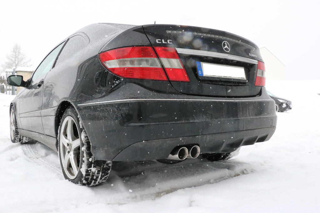 Fox passend fürMercedes C-Klasse Sportcoupe CLC 203 Endschalldämpfer - 2x76 Typ 25
