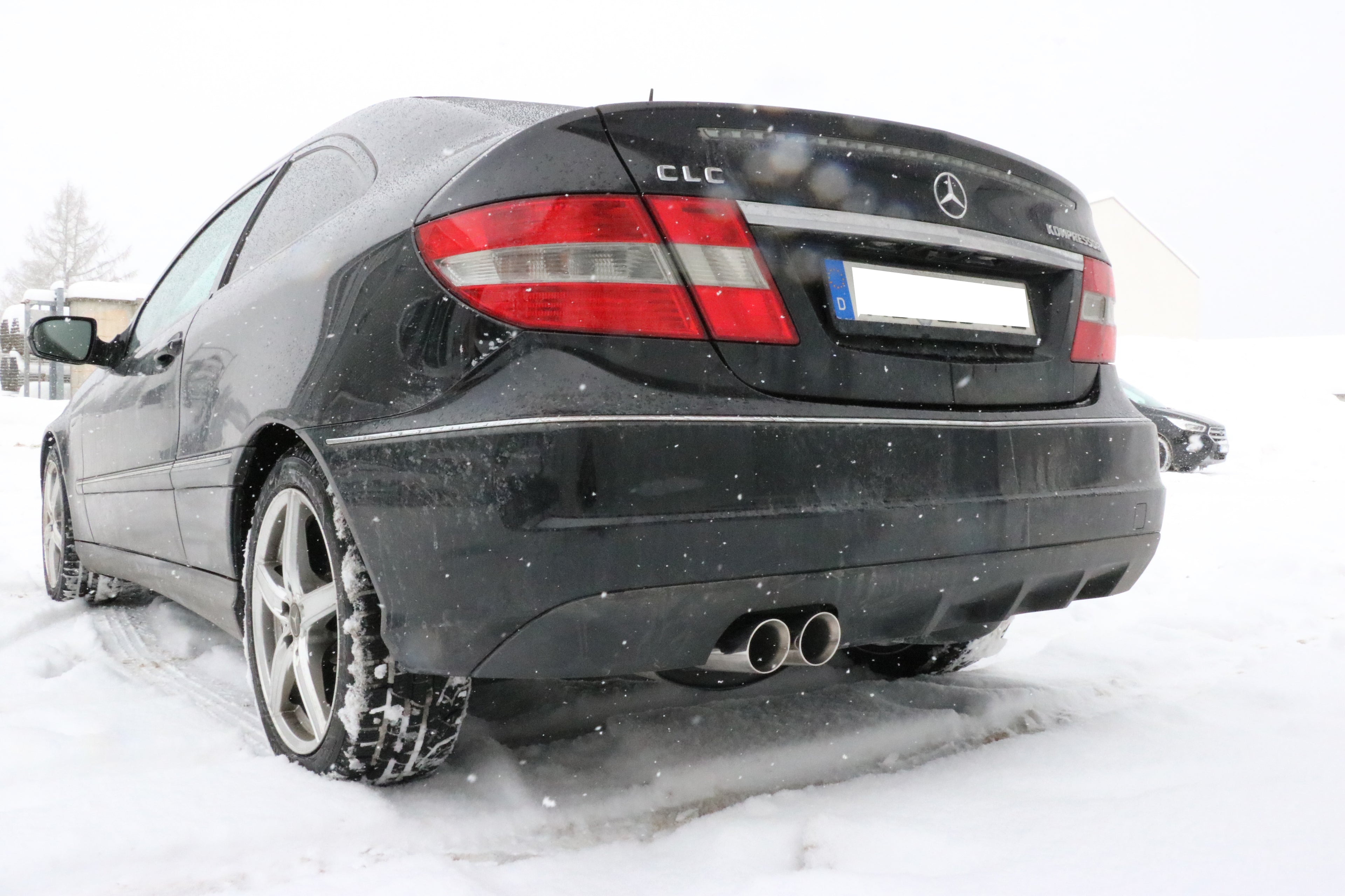 Fox passend fürMercedes C-Klasse Sportcoupe CLC 203 Endschalldämpfer - 2x76 Typ 25