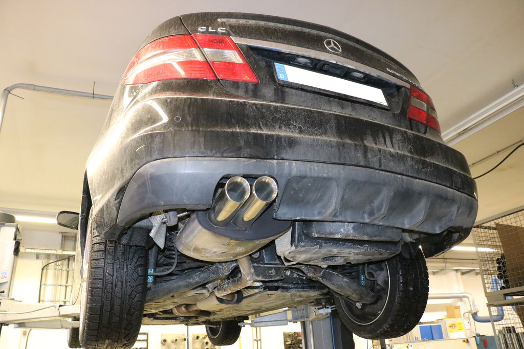 Fox passend fürMercedes C-Klasse Sportcoupe CLC 203 Endschalldämpfer - 2x76 Typ 25