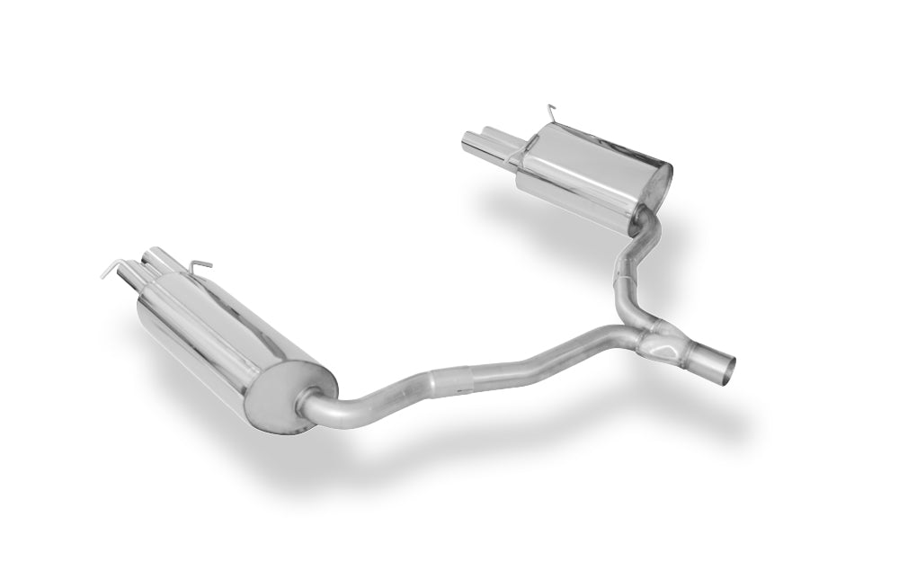 Fox passend fürMercedes E-Klasse Coupe C207 - 4 Zylinder Endschalldämpfer rechts/links - 2x70 Typ 16 rechts/links
