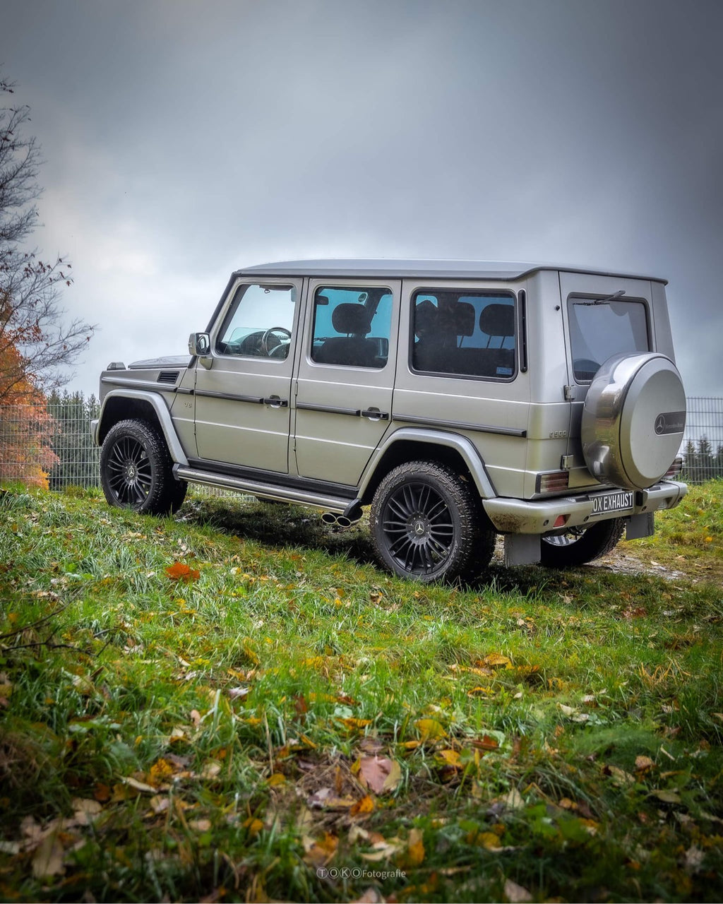 Fox passend fürMercedes G-Klasse G500 - 453 Auspuffanlage ab Kat - 2x106x71 Typ 32