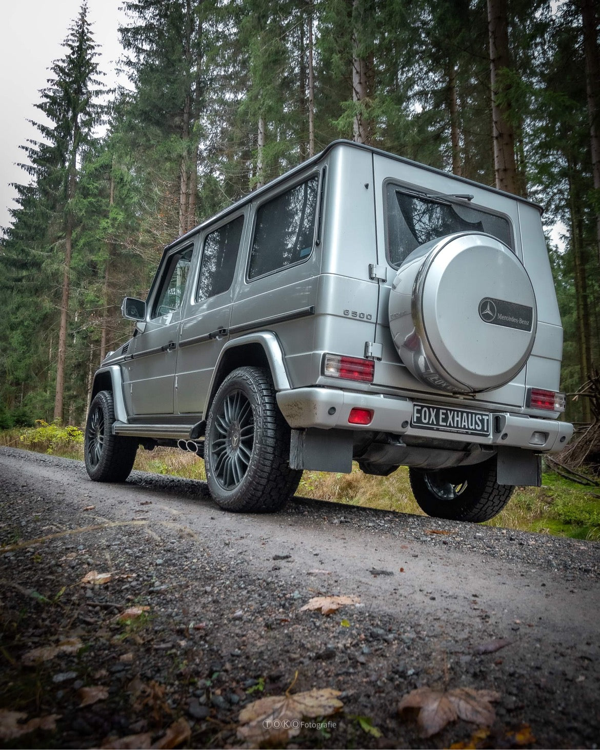 Fox passend für Mercedes G-Klasse G500 - 453 Auspuffanlage ab Kat - 2x106x71 Typ 32