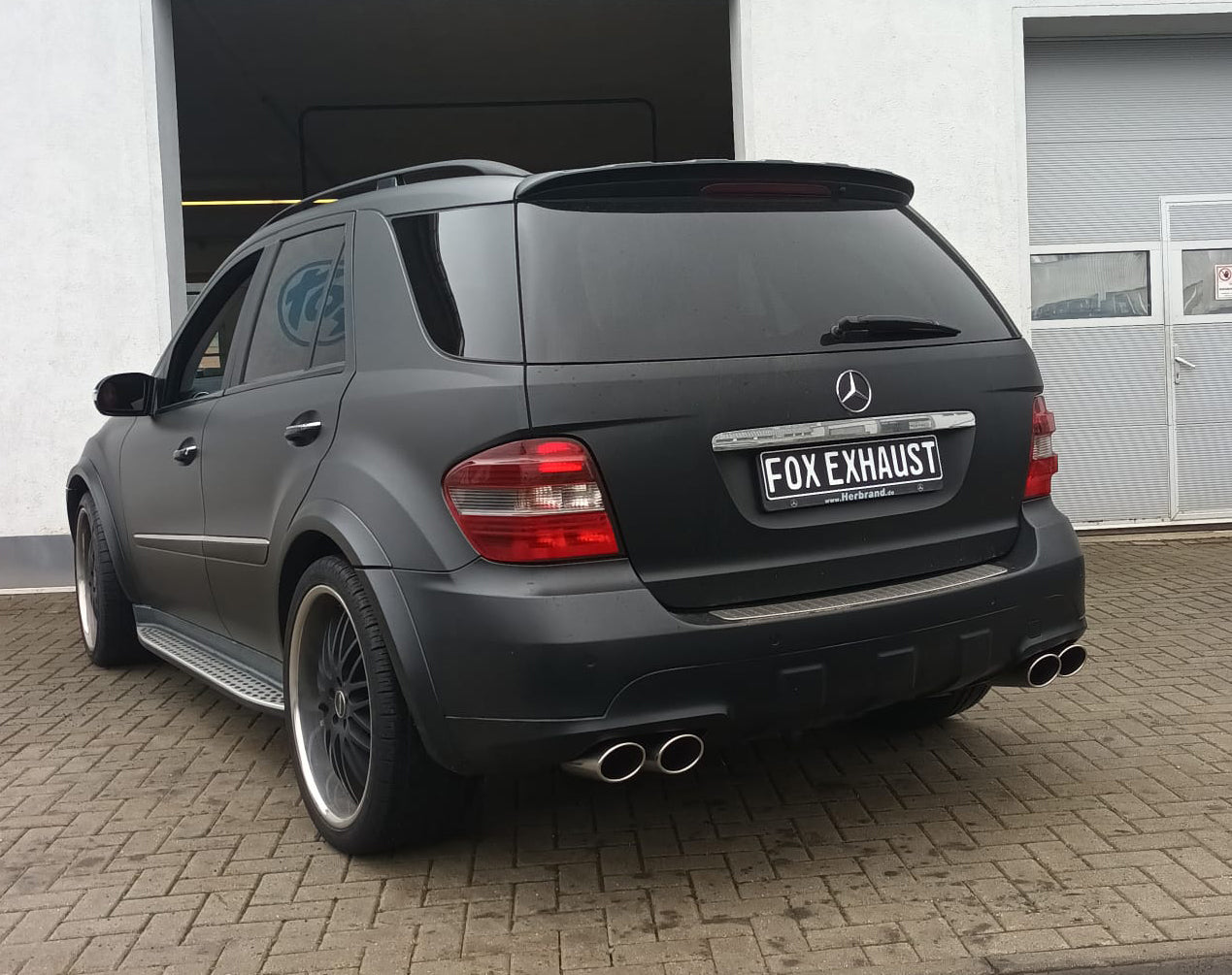 Fox passend fürMercedes M-Klasse Typ W164 Endschalldämpfer rechts/links - 2x115x85 Typ 44 rechts/links