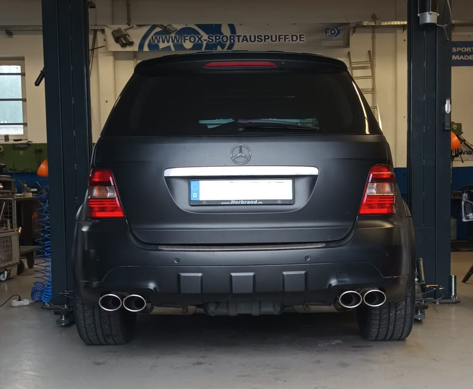 Fox passend fürMercedes M-Klasse Typ W164 Endschalldämpfer rechts/links - 2x115x85 Typ 44 rechts/links
