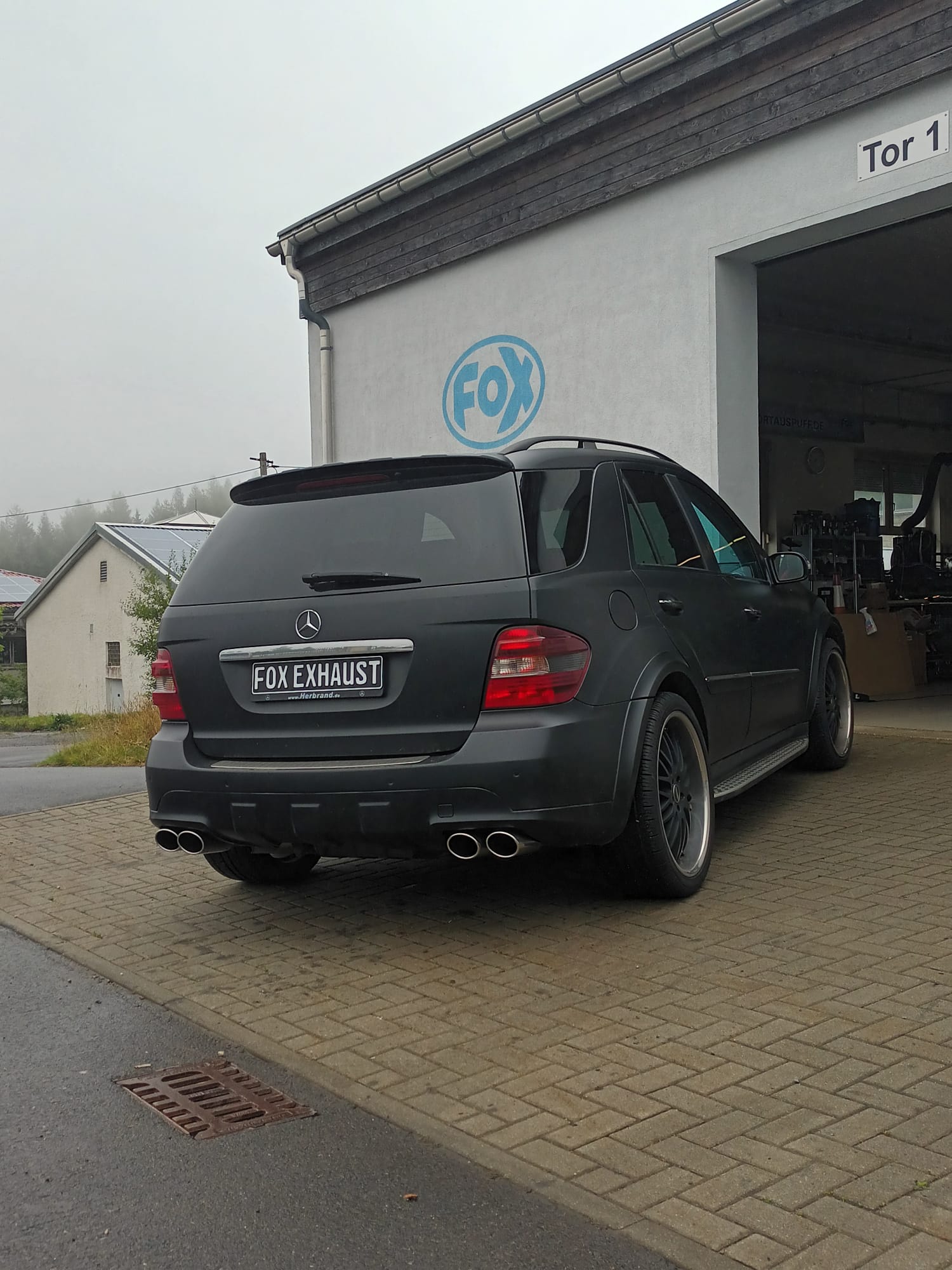 Fox passend fürMercedes M-Klasse Typ W164 Endschalldämpfer rechts/links - 2x115x85 Typ 44 rechts/links
