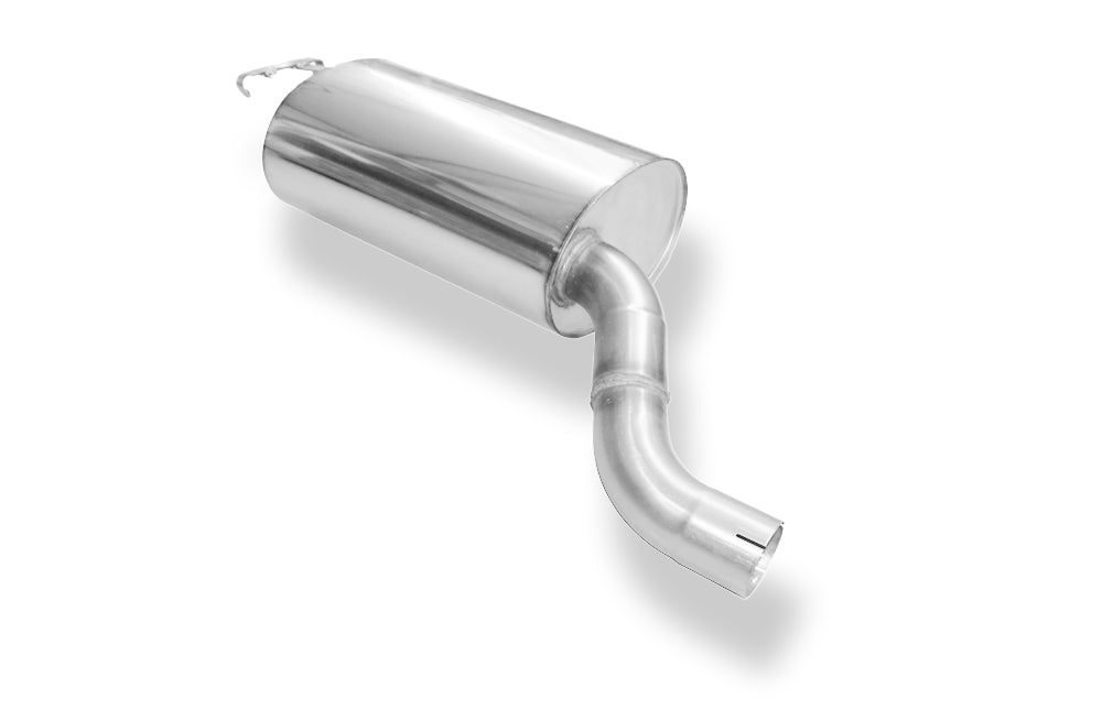 Fox passend fürMercedes SL Typ R129 Endschalldämpfer Ø70mm - 2x55 Typ 28 - Nur für Modelle mit serienmäßiger Steckverbindung! (kein Flansch!)