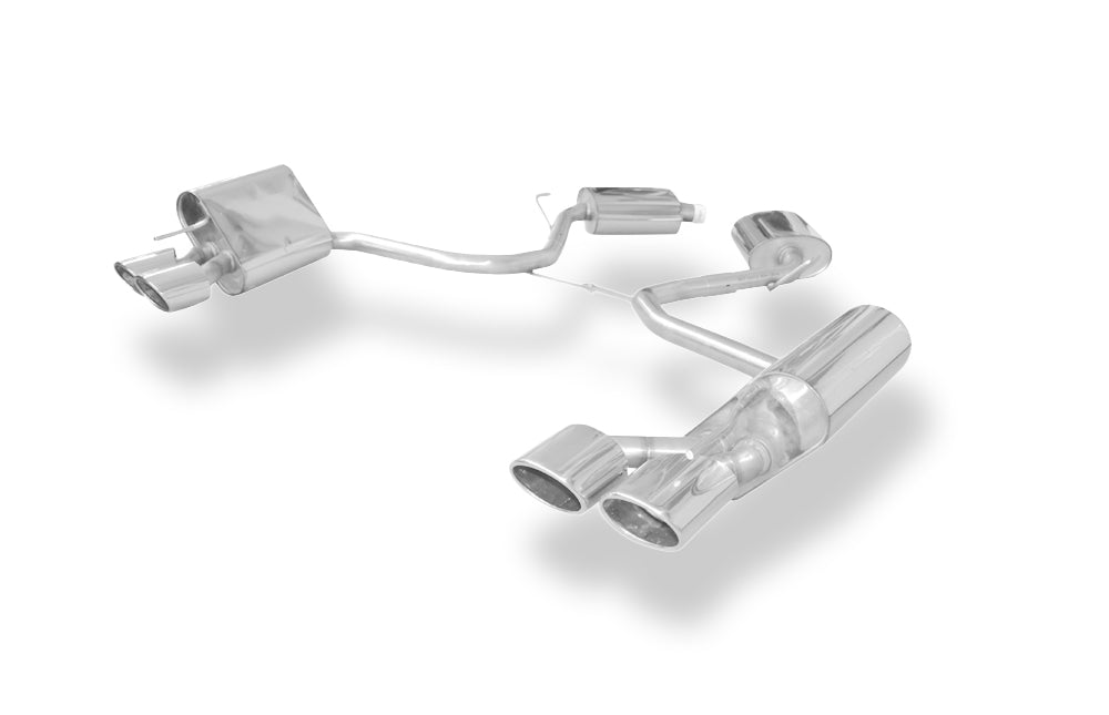 Fox passend fürMercedes SL Typ 230 Endschalldämpfer rechts/links - 2x115x85 Typ 32 rechts/links