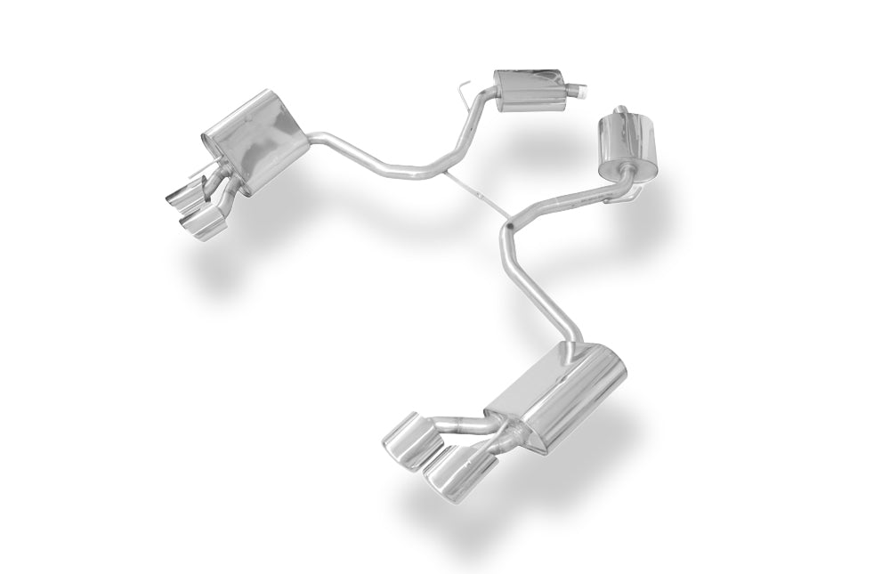 Fox passend für Mercedes SL Typ 230 Endschalldämpfer rechts/links - 2x115x85 Typ 32 rechts/links