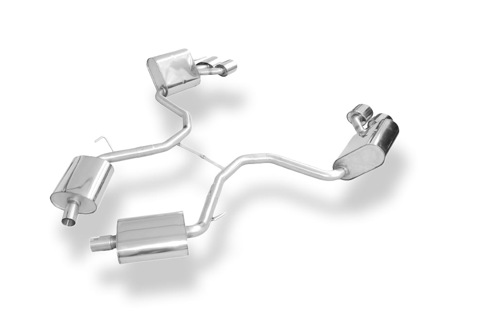 Fox passend fürMercedes SL Typ 230 Endschalldämpfer rechts/links - 2x115x85 Typ 32 rechts/links
