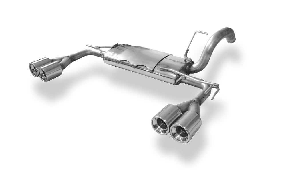 Fox passend fürMitsubishi Colt - Z30/ CZ3/ CZT - 3-türer / Smart Fourfour Endschalldämpfer Ausgang rechts/links - 2x90 Typ 13 rechts/links