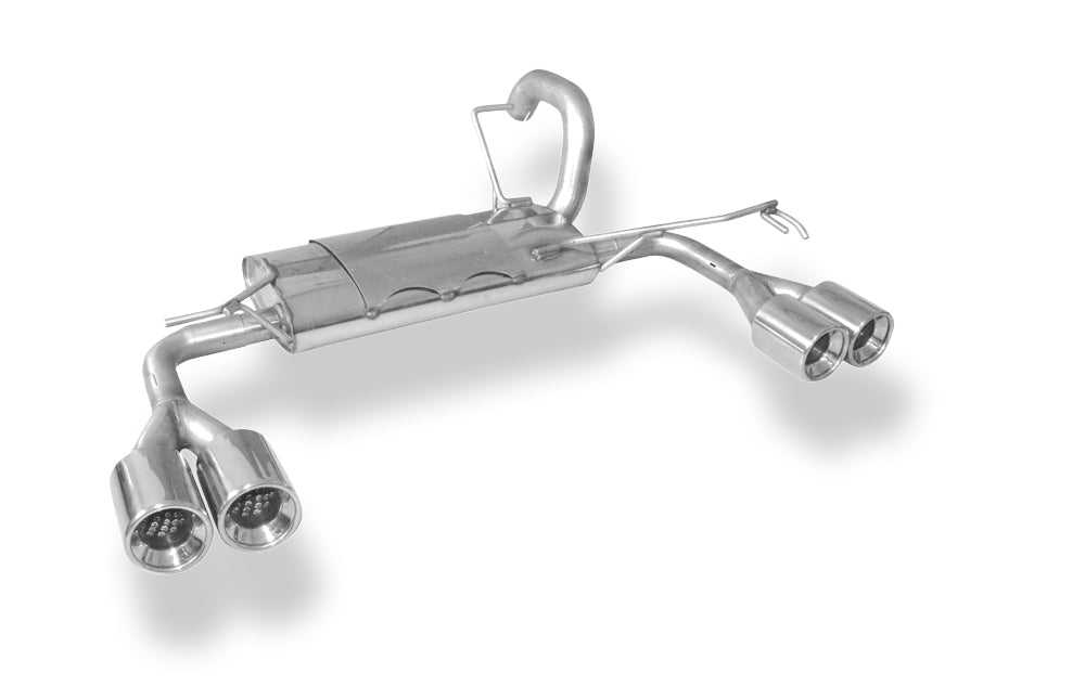 Fox passend fürMitsubishi Colt - Z30/ CZ3/ CZT - 3-türer / Smart Fourfour Endschalldämpfer Ausgang rechts/links - 2x90 Typ 13 rechts/links