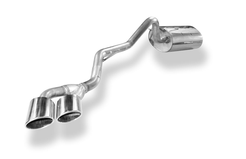 Fox passend fürMitsubishi L200 - K60T - mit Katalysator Endschalldämpfer Ausgang Sidepipe - 2x115x85 Typ 38 auf Beifahrerseite