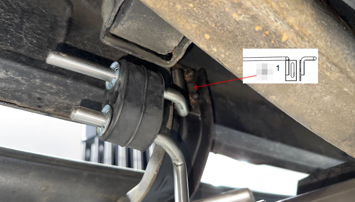 Fox passend fürNissan Navara D40 - 2,5l dCi Endschalldämpfer Sidepipe, Ausgang rechts und links am Fahrzeug - 2x90 Typ 16 rechts/links
