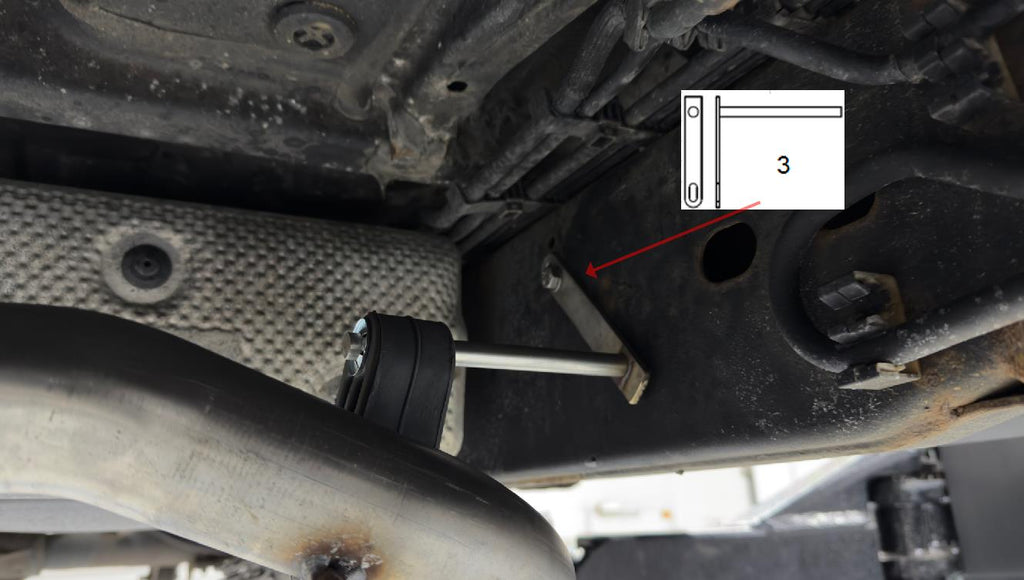 Fox passend fürNissan Navara D40 - 2,5l dCi Endschalldämpfer Sidepipe, Ausgang rechts und links am Fahrzeug - 2x90 Typ 16 rechts/links