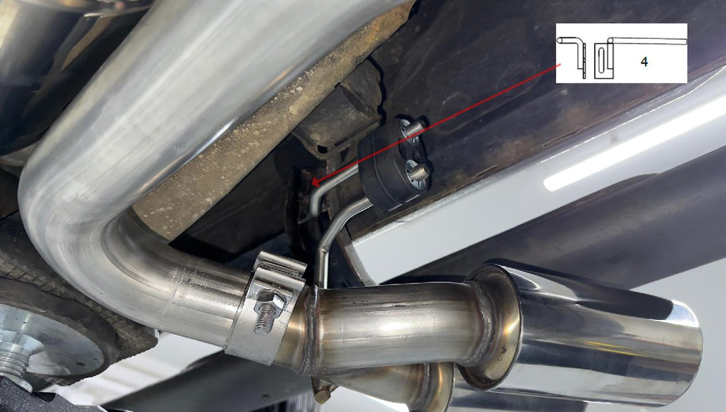 Fox passend fürNissan Navara D40 - 2,5l dCi Endschalldämpfer Sidepipe, Ausgang rechts und links am Fahrzeug - 2x90 Typ 16 rechts/links