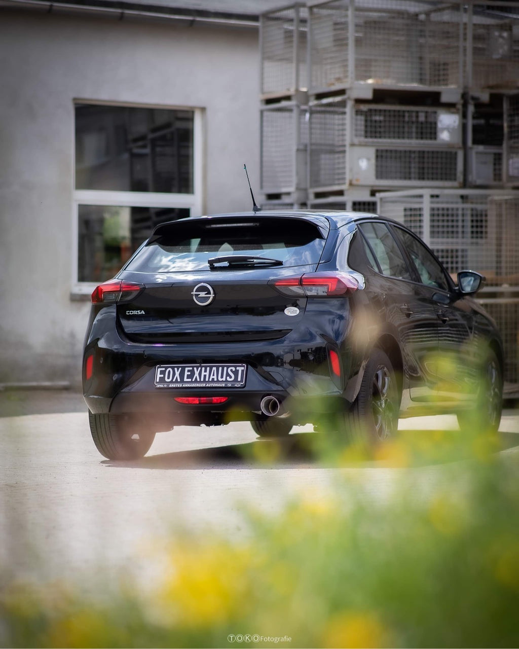 Fox passend fürOpel Corsa F Endschalldämpfer - 1x100 Typ 25