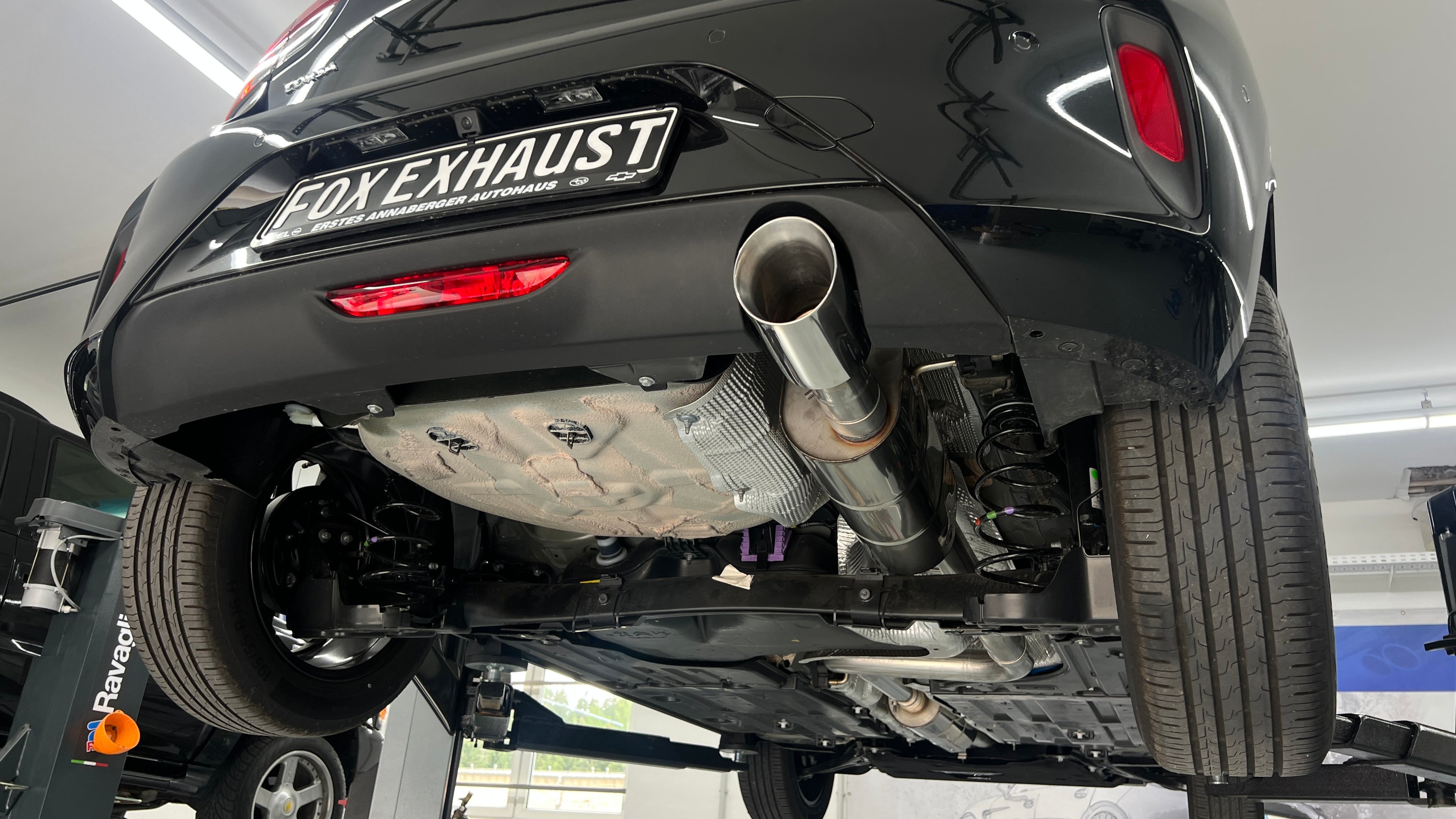 Fox passend für Opel Corsa F Endschalldämpfer - 1x100 Typ 25