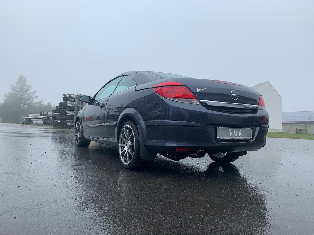 Fox passend für Opel Astra H TwinTop mit Ausschnitt Endschalldämpfer einseitig - 115x85 Typ 32