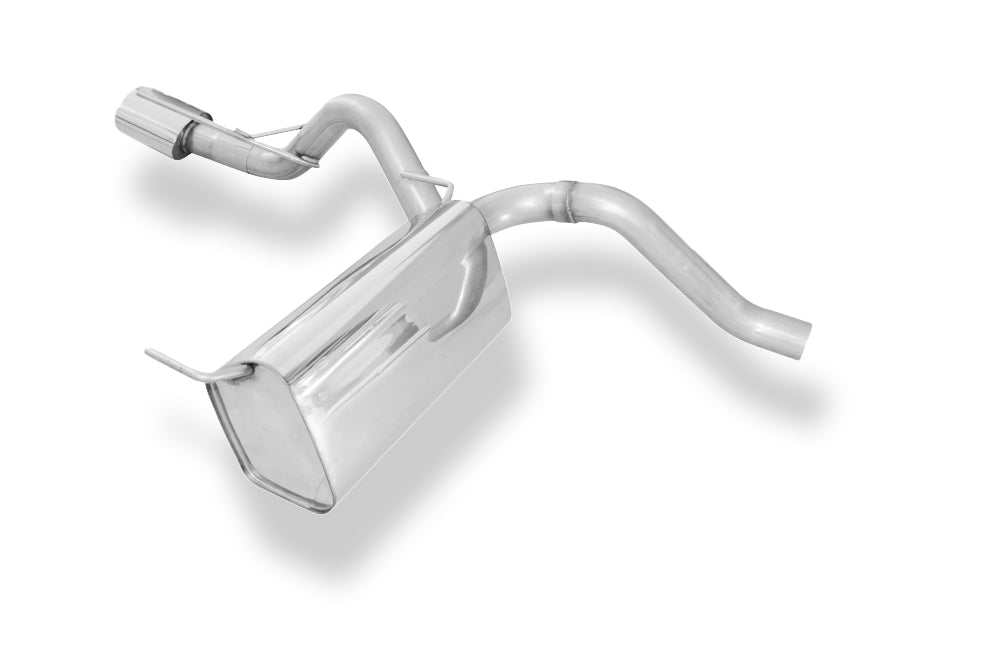 Fox passend fürOpel Astra J Limousine Endschalldämpfer quer Ausgang links - 140x90 Typ 32