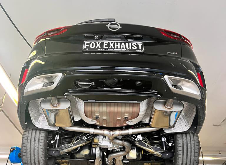 Fox passend für Opel Insignia B GSI - Sports Tourer - 4x4 Endschalldämpfer rechts/links - Ausgang der Endrohre in den originalen Ausgängen