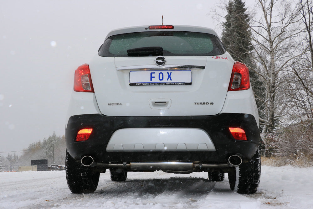 Fox passend fürOpel Mokka 4x4 & 4x2 Endschalldämpfer rechts/links - 115x85 Typ 38 rechts/links