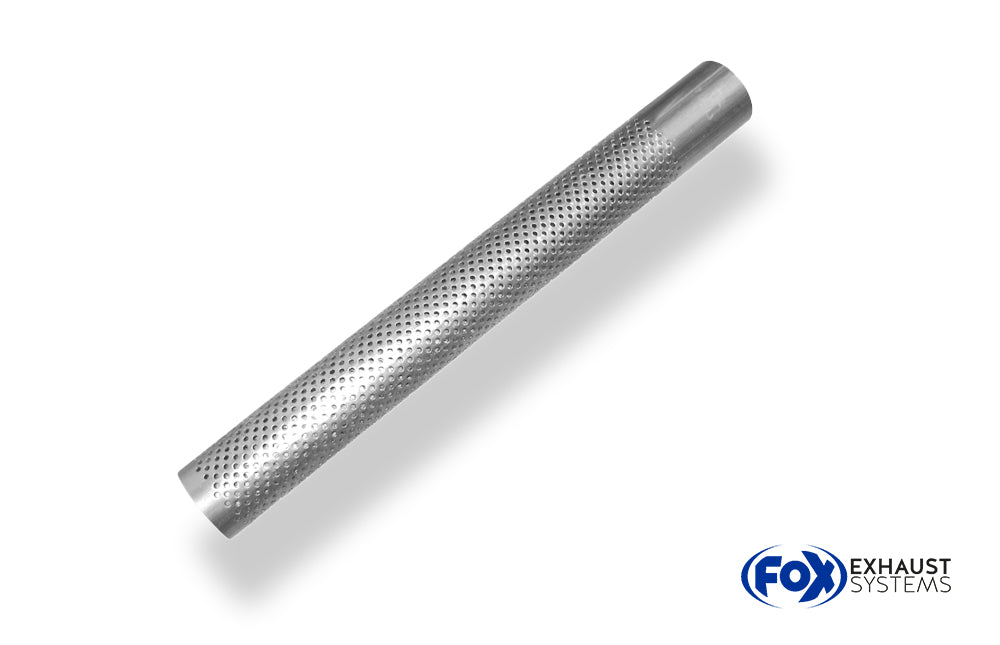Fox Perforiertes Rohr Variante 1 - Ø100mm - Länge: 450mm Mit ausgestanzten Löchern Ø3mm - Material: 1:4512