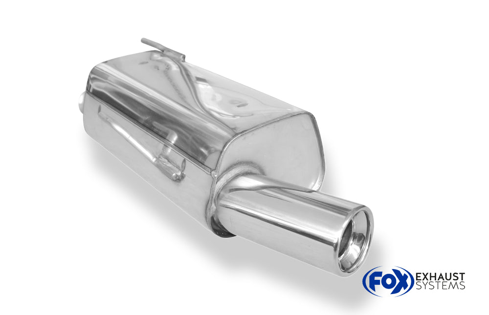 Fox passend fürPeugeot 206 Limousine/ CC Endschalldämpfer - 1x90 Typ 13