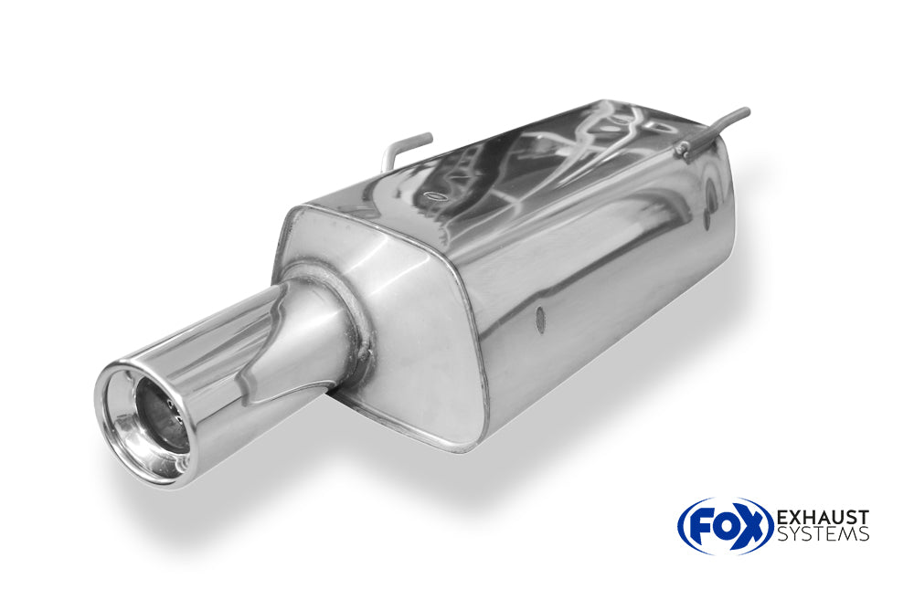 Fox passend für Peugeot 206 Limousine/ CC Endschalldämpfer - 1x90 Typ 13