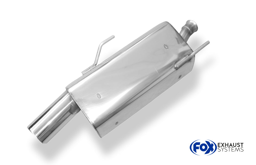 Fox passend fürPeugeot 206 Limousine/ CC Endschalldämpfer - 1x90 Typ 13