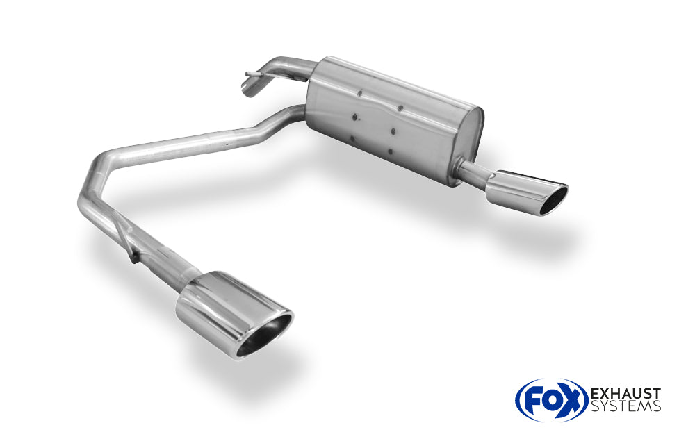 Fox passend fürPeugeot 207/ 207 SW/ 208 Endschalldämpfer Ausgang rechts/links - 115x85 Typ 32 rechts/links