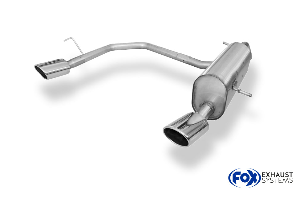 Fox passend fürPeugeot 207/ 207 SW/ 208 Endschalldämpfer Ausgang rechts/links - 115x85 Typ 32 rechts/links