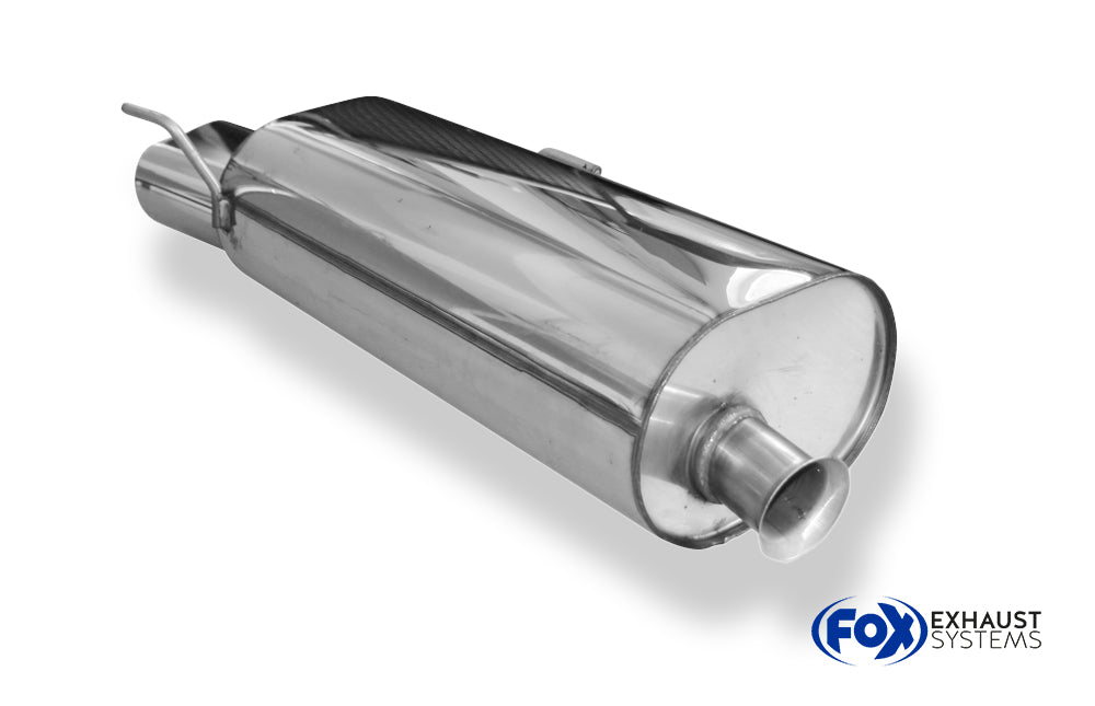 Fox passend fürPeugeot 306 Limousine Endschalldämpfer - 135x80 Typ 53