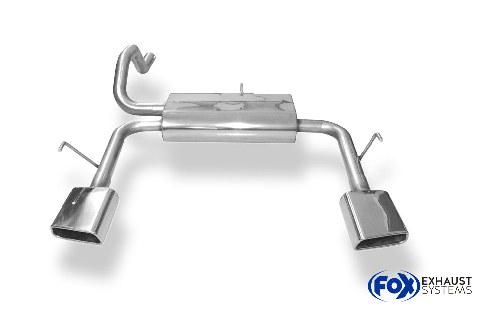 Fox passend für Peugeot 308 II Endschalldämpfer Ausgang rechts/links - 145x65 Typ 59 rechts/links