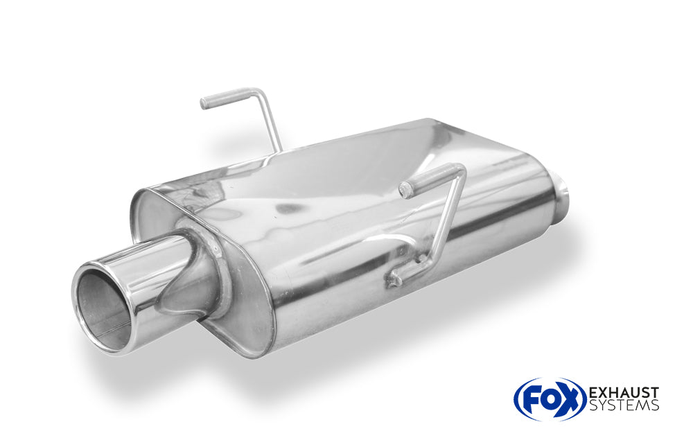 Fox passend fürPeugeot 406 Coupe Endschalldämpfer - 1x90 Typ 12